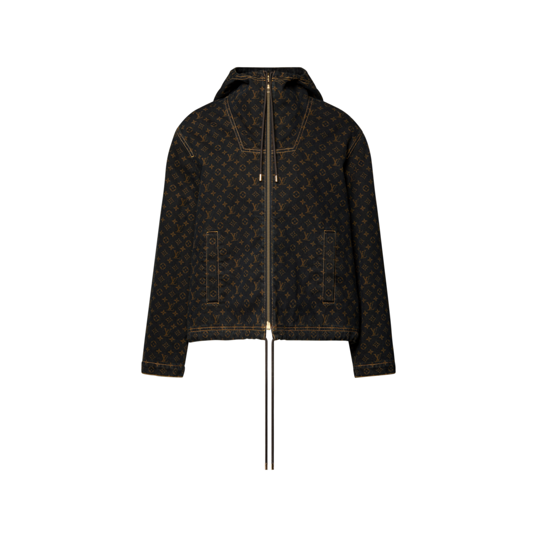 Monogram Denim Zip-Up Jacket - Ready-to-Wear 1AKEY3 | LOUIS VUITTON